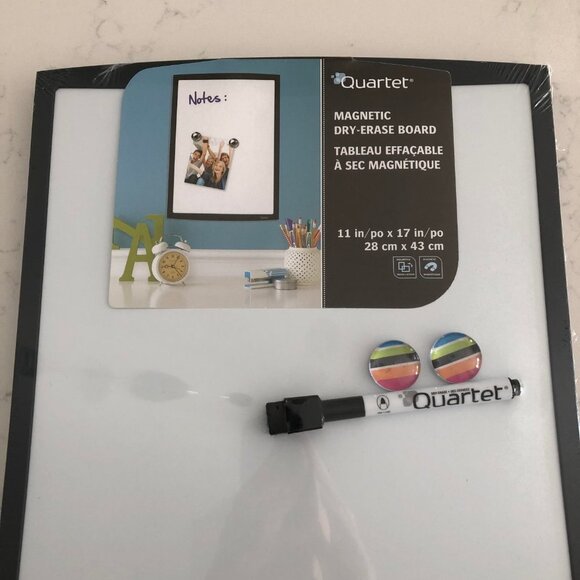 Quartet Magnetic Dry-Erase Board Office Kitchen Playroom 11"x17" NWT - Picture 2 of 7